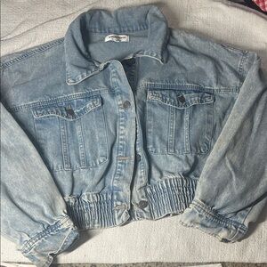 Vigoss washed blue denim jacket
